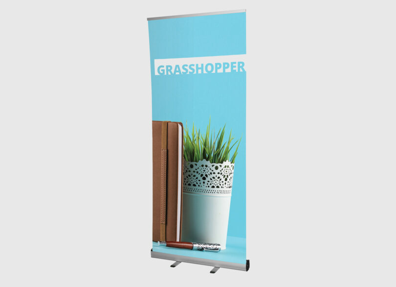 Exhibition  And  Display  Solutions  Display  Banner  Grasshopper  Roller  Banner 01