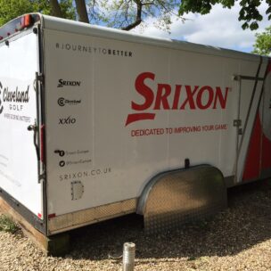 Vehicle Wrap Golf Trailer Srixon 02