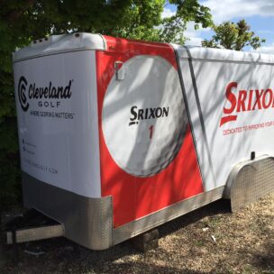 Vehicle Wrap Golf Trailer Srixon 03