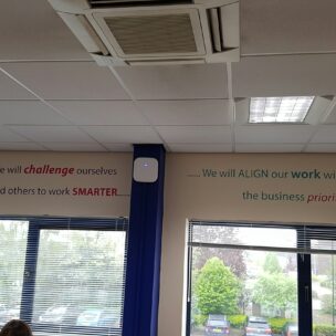 Office Branding Self Adhesive Vinyl Wall Graphics Brita 03