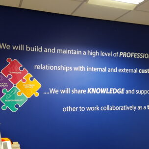 Office Branding Self Adhesive Vinyl Wall Graphics Brita 09