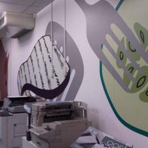 Office Branding Self Adhesive Wall Graphics Freshdirect 04