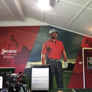 Office Branding Wall Wraps Self Adhesive Vinyl Srixon 01