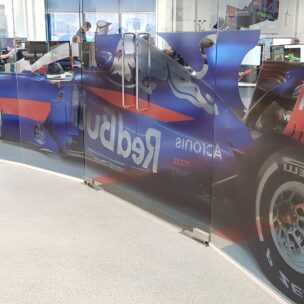 Office Branding Window Graphics Clear Toro Rosso 01
