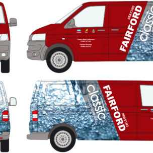 Vehicle Graphics For Fairford Heating