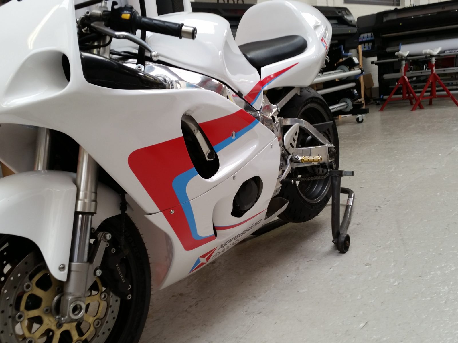 Self Adhesive Motorbike Decals Xpression Events B2B Graphics